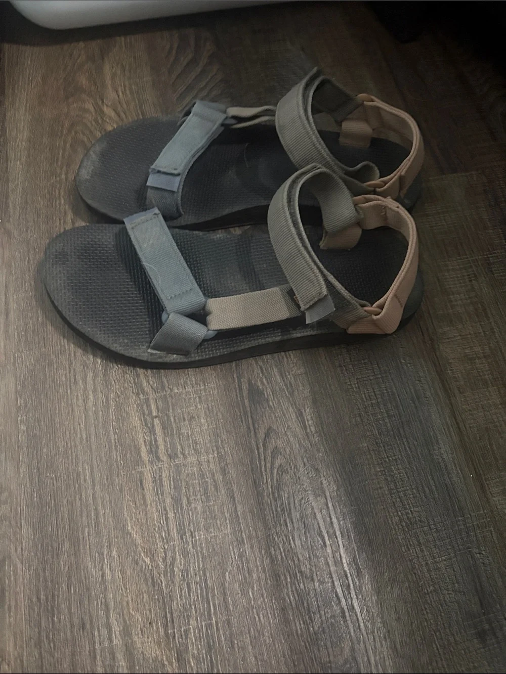 Teva Men's Two-Tone Tan and Gray Sport Sandals
